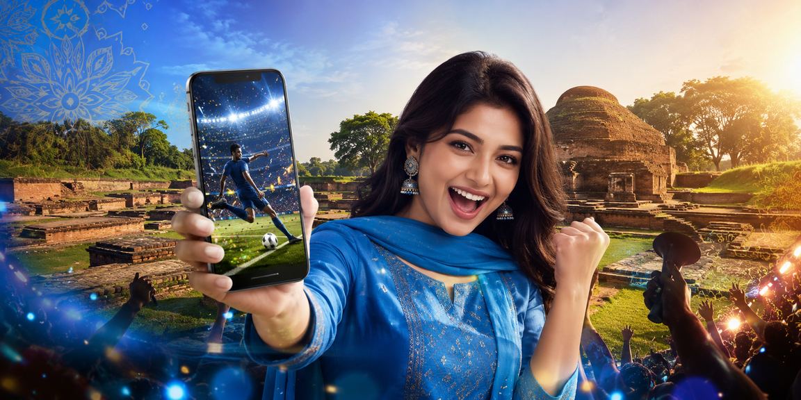 কুমিল্লায় সালোয়ার কামিজ পরে মোবাইলে ক্যাসিনো খেলছেন একজন